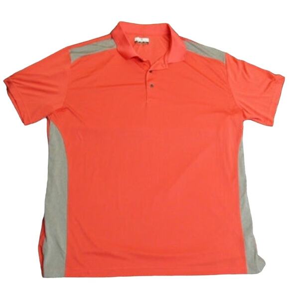 Grand Slam Mens 2XB Polyester Athletic Golf Collared Short Sleeve Polo Shirt - Picture 1 of 3